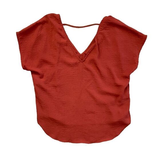 ALICE BLUE STITCH FIX Orange Blouse Size XS - Picture 4 of 4
